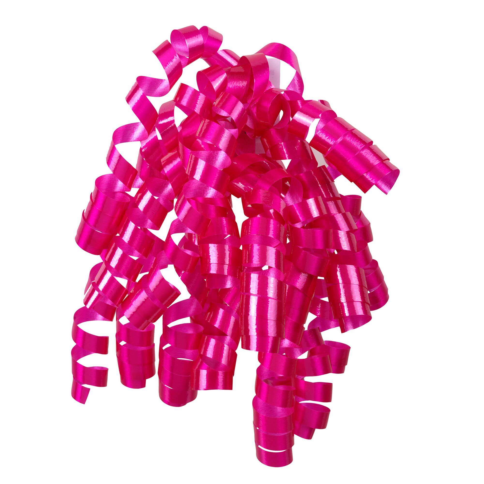 12 Packs: 2 ct. (24 total) 30" Fuchsia Twisty Bows by Celebrate It™